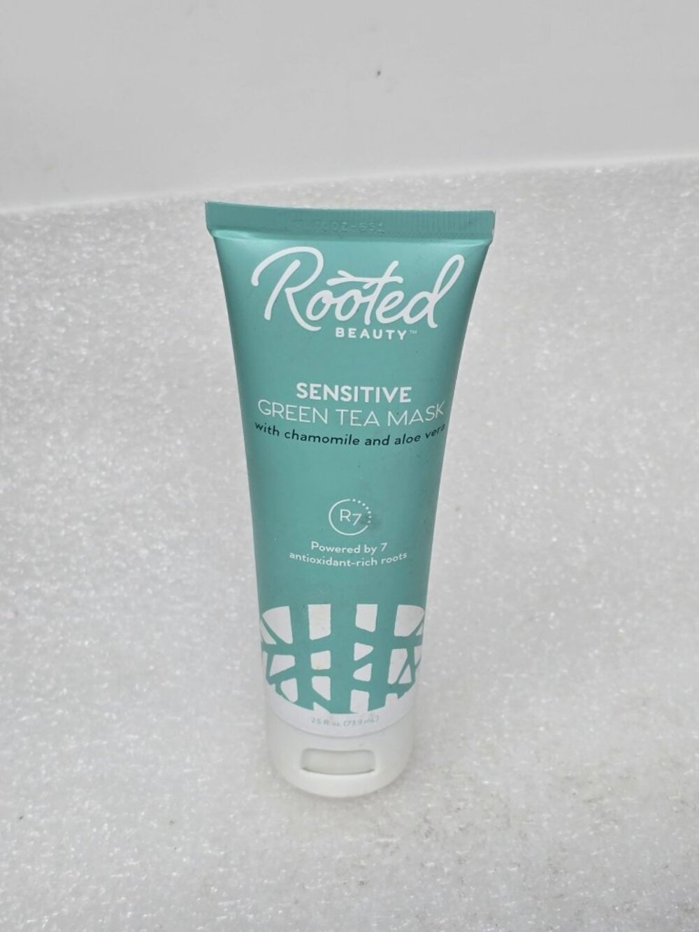 Rooted Beauty Sensitive Green Tea Mask With Chamomile & Aloe Vera 2.5 Fl Oz
